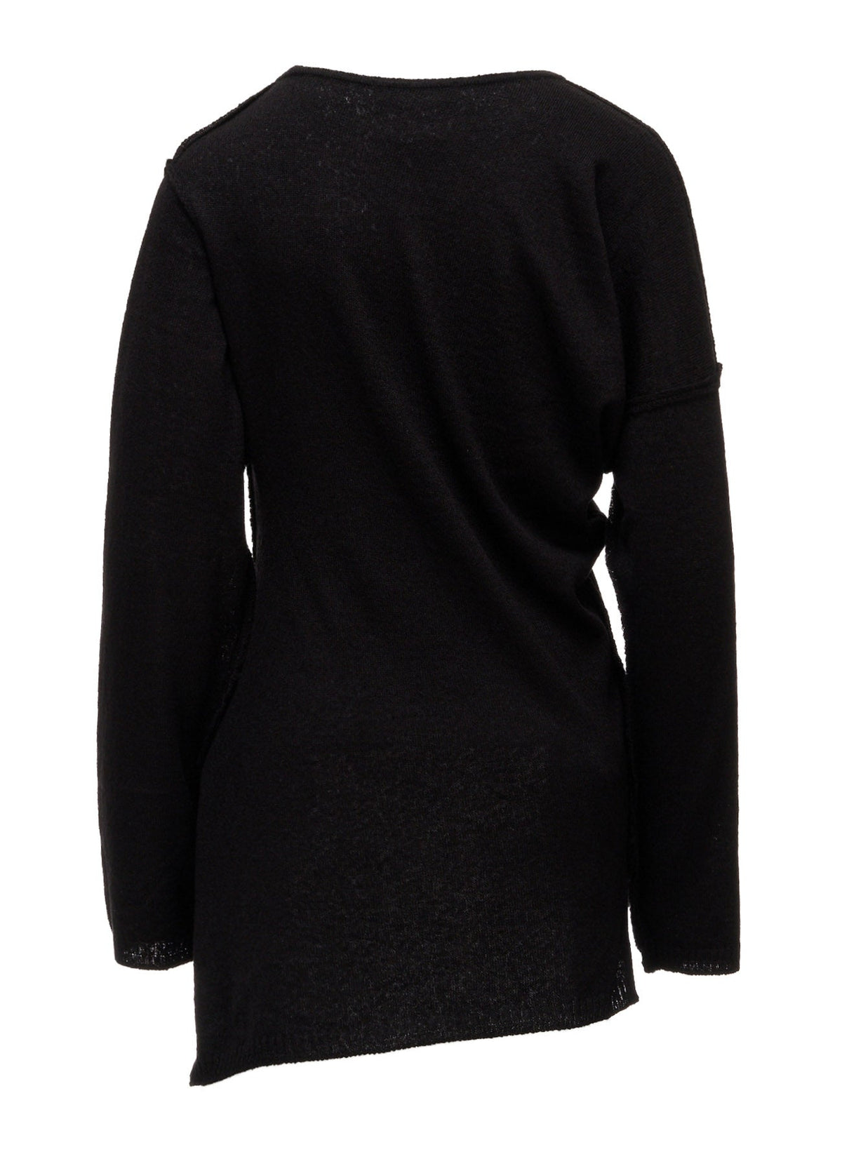 12G JERSEY TWISTED KNIT PULLOVER
