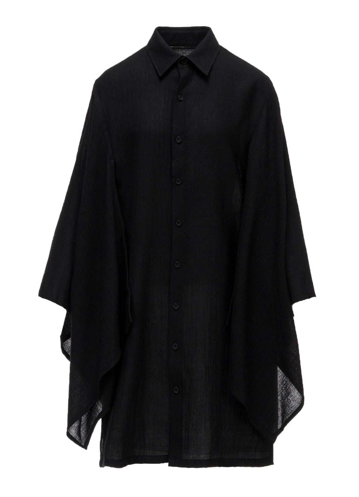 SOFT WOOL KIMONO SLEEVE BLOUSE