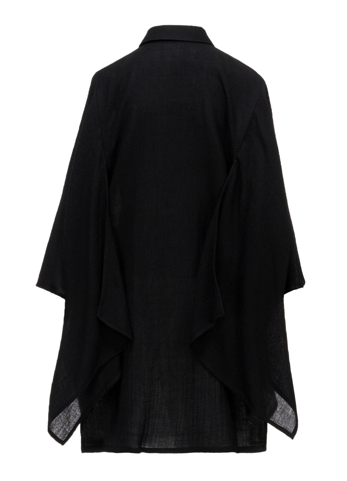 SOFT WOOL KIMONO SLEEVE BLOUSE