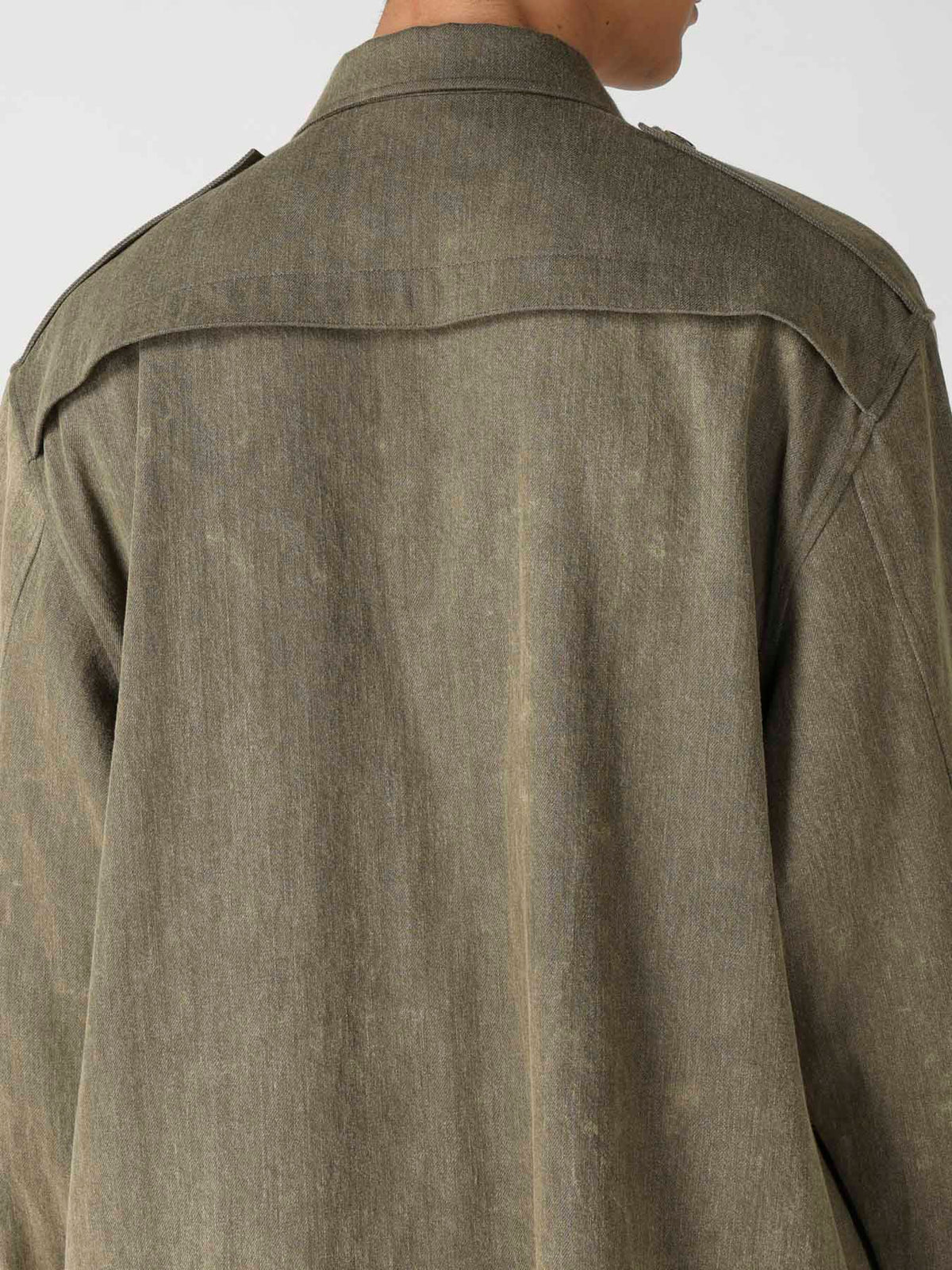 8OZ CHEMICAL BREACH SHOULDER EPAULET WORK BLOUSE