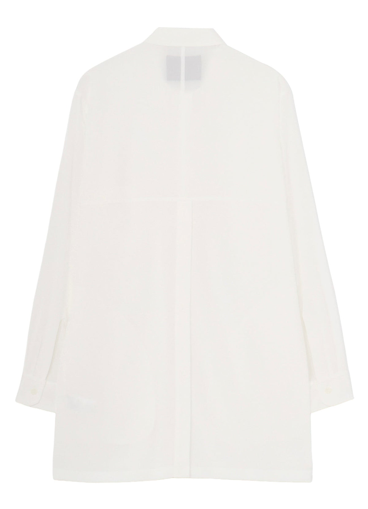TA TUXEDO/WHITE OPEN-BACK BLOUSE