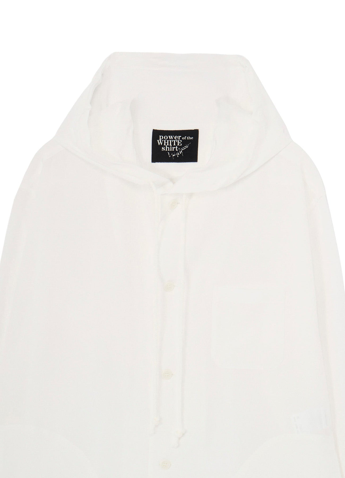 TA TUXEDO/WHITE FOODED BLOUSE