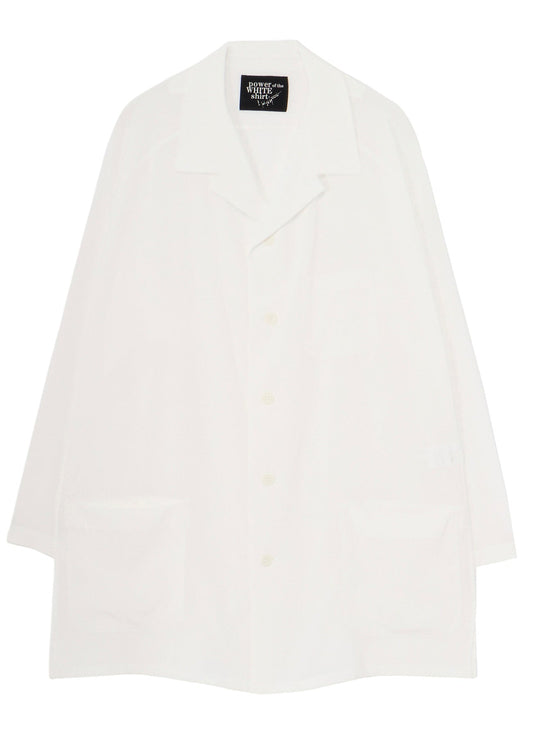 TA TUXEDO/WHITE OPEN COLLAR BLOUSE