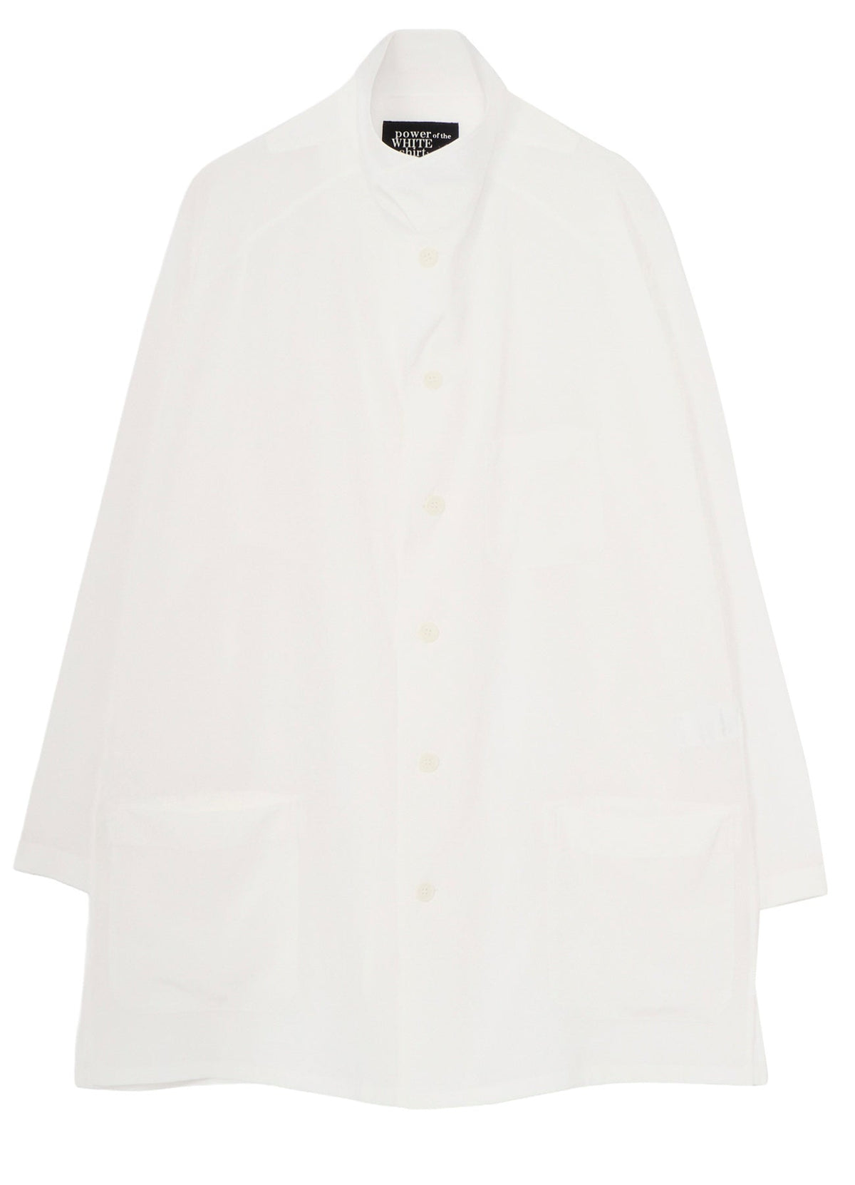 TA TUXEDO/WHITE OPEN COLLAR BLOUSE