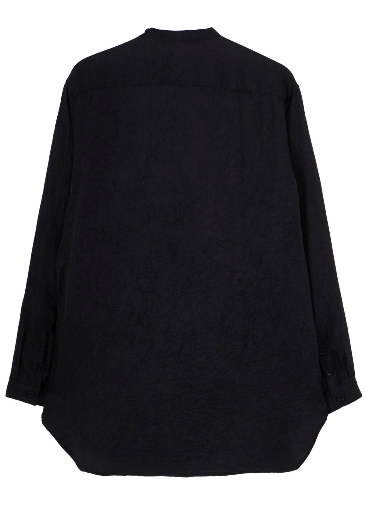 TRIACETATE  TWILL STAND COLLAR BLOUSE