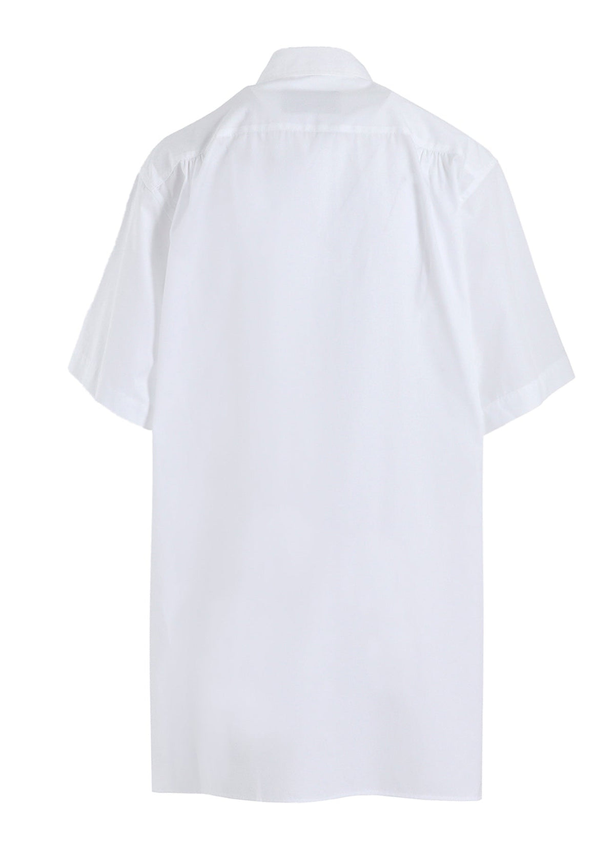 P?100/2 BROAD SHORT SLV MANY BUTTONS SHIRT