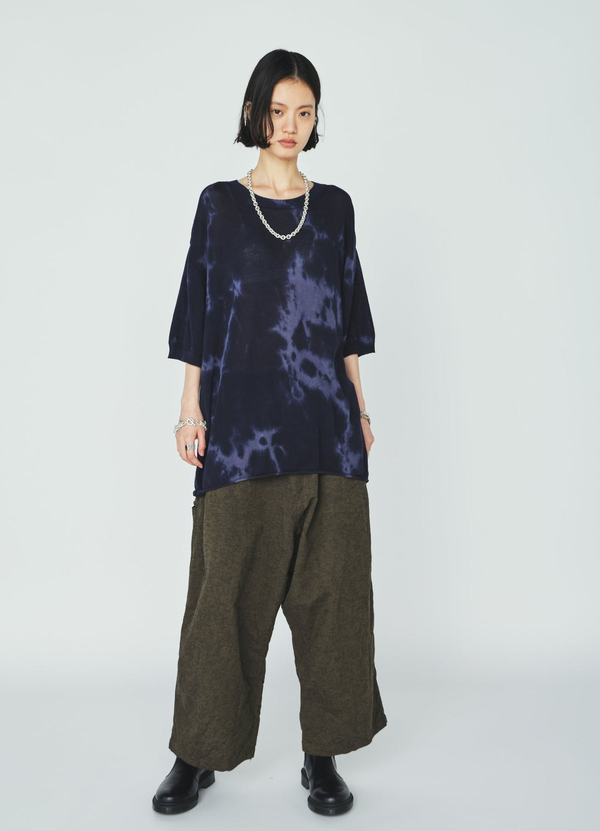 CHUSEN-DYED COMPACT TWIST PULLOVER