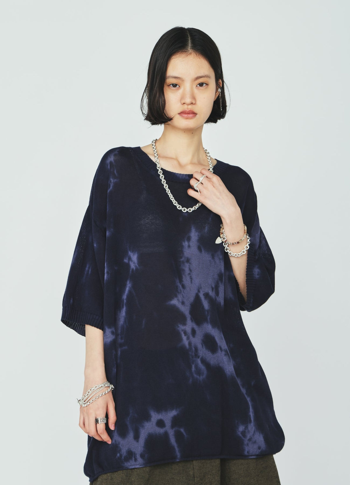 CHUSEN-DYED COMPACT TWIST PULLOVER