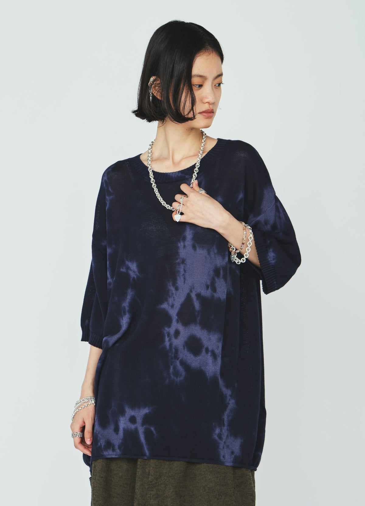 CHUSEN-DYED COMPACT TWIST PULLOVER