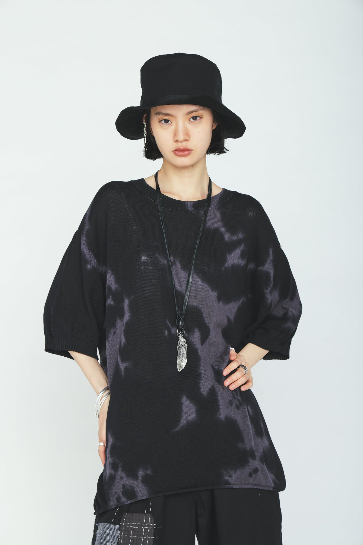 CHUSEN-DYED COMPACT TWIST PULLOVER