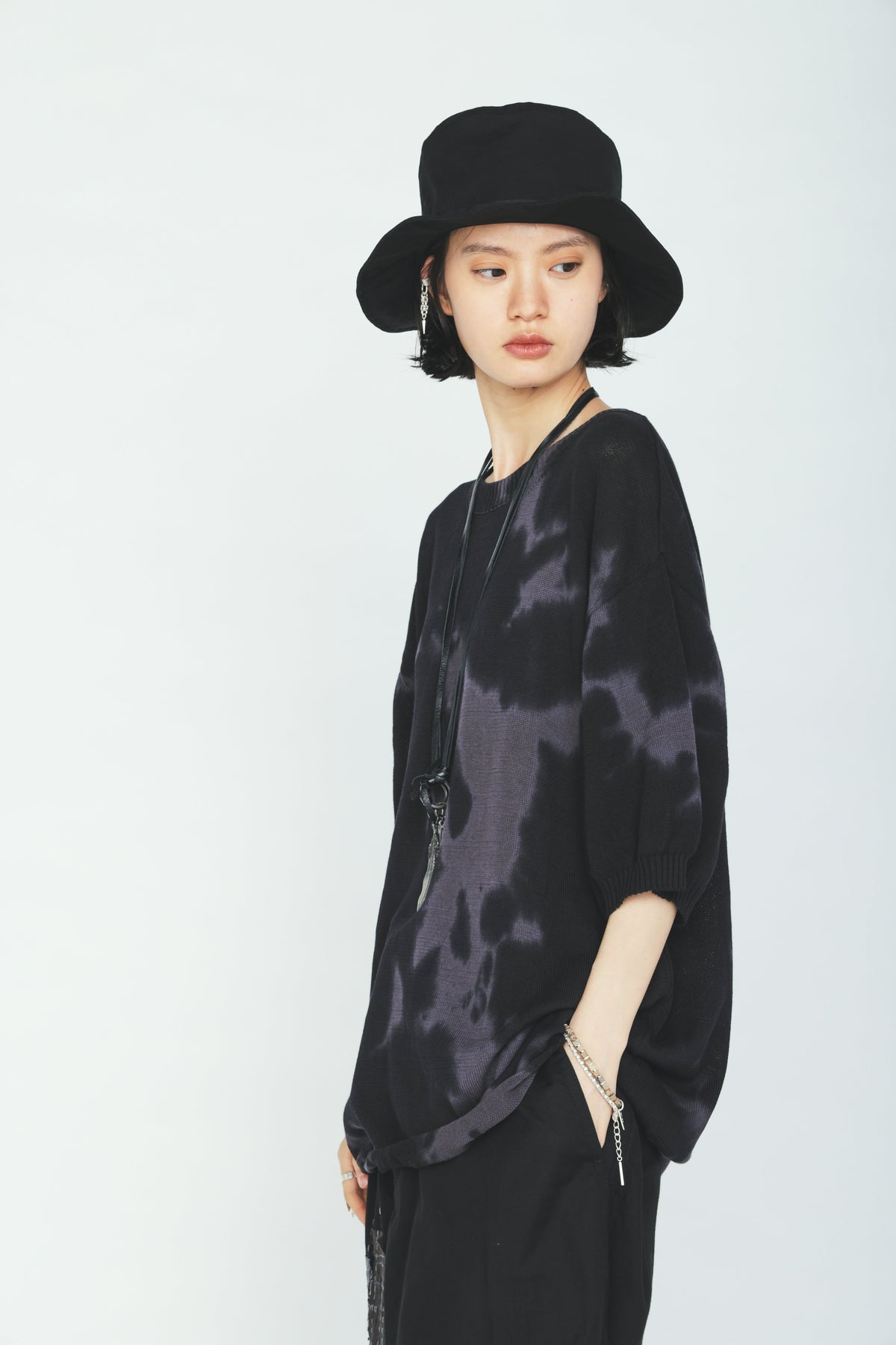 CHUSEN-DYED COMPACT TWIST PULLOVER