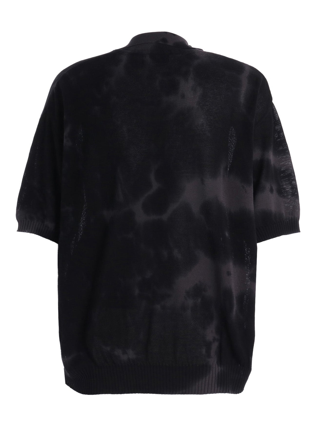 CHUSEN-DYED COMPACT TWIST POLO SHIRT