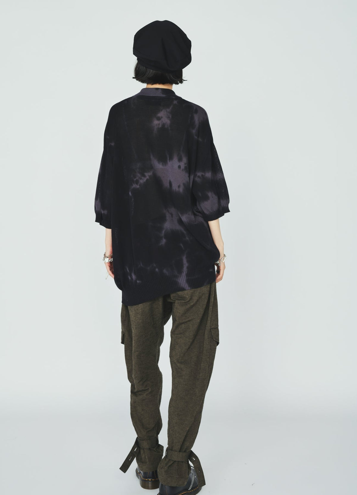 CHUSEN-DYED COMPACT TWIST POLO SHIRT