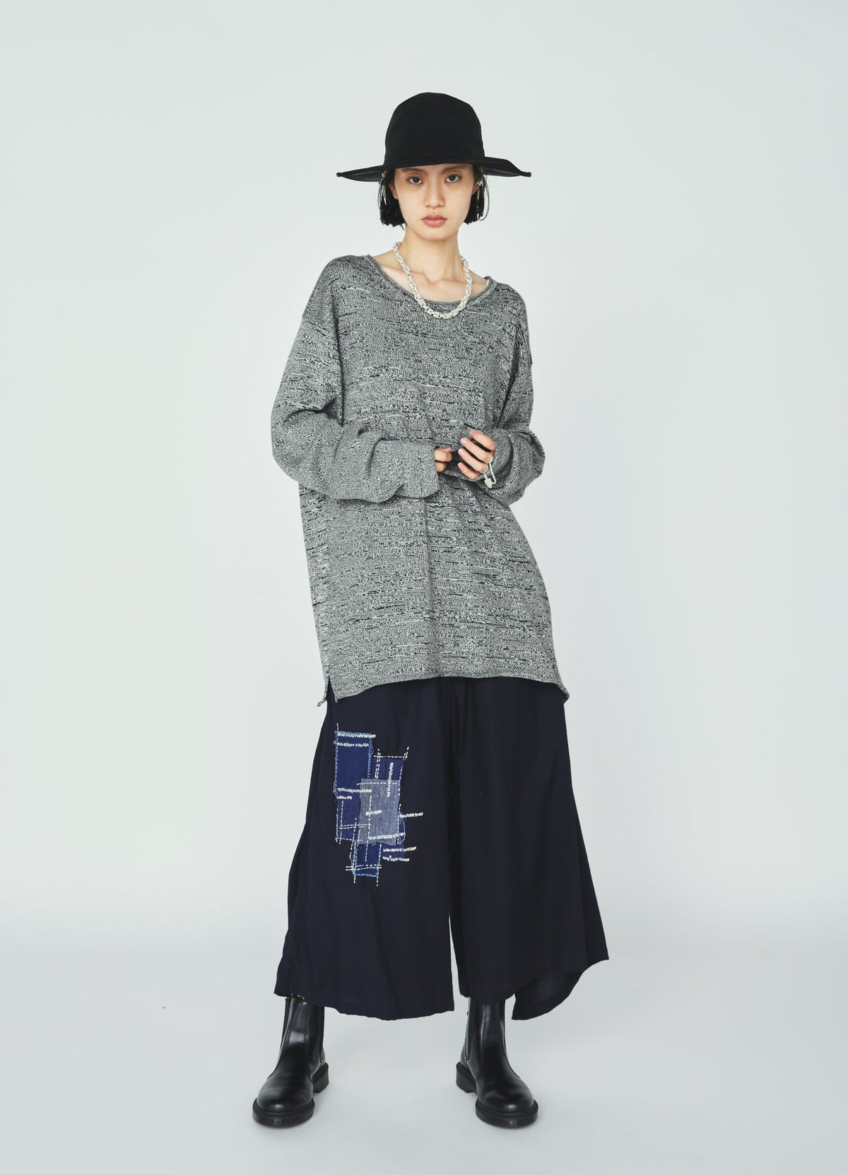COTTON SUVIN GOLD KNIT PULLOVER