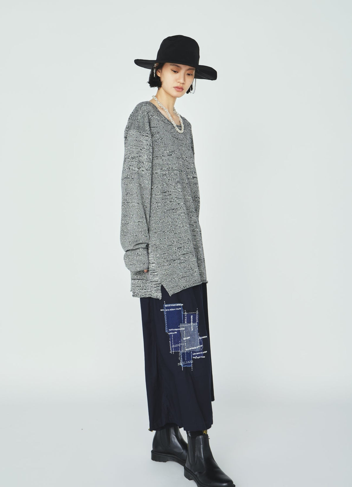 COTTON SUVIN GOLD KNIT PULLOVER