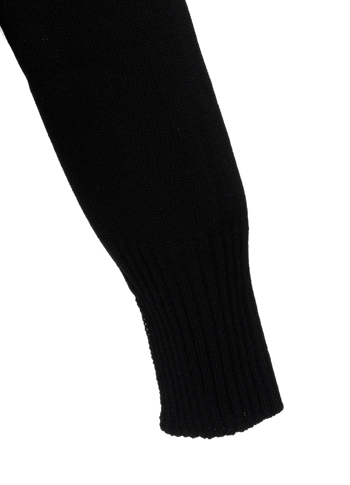 BULKY WOOL BLEND ASYMMETRIC STITCH ZIP-UP KNIT