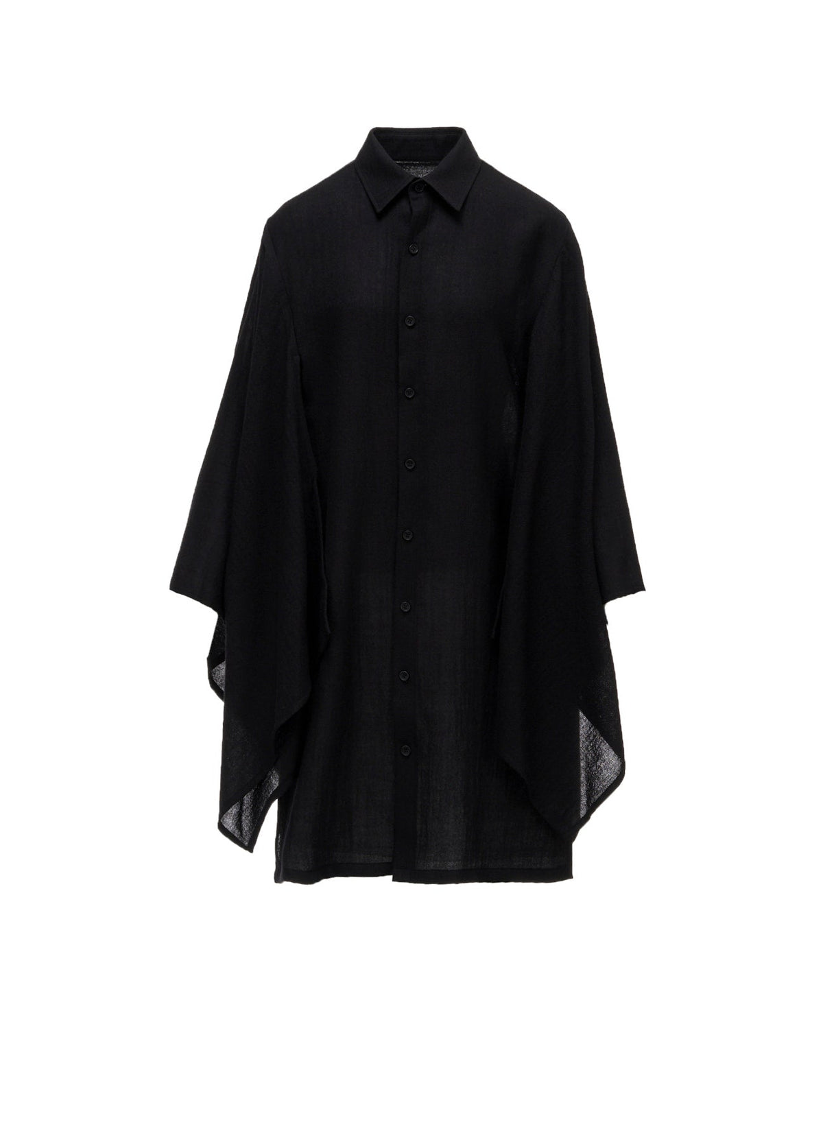 SOFT WOOL KIMONO SLEEVE BLOUSE