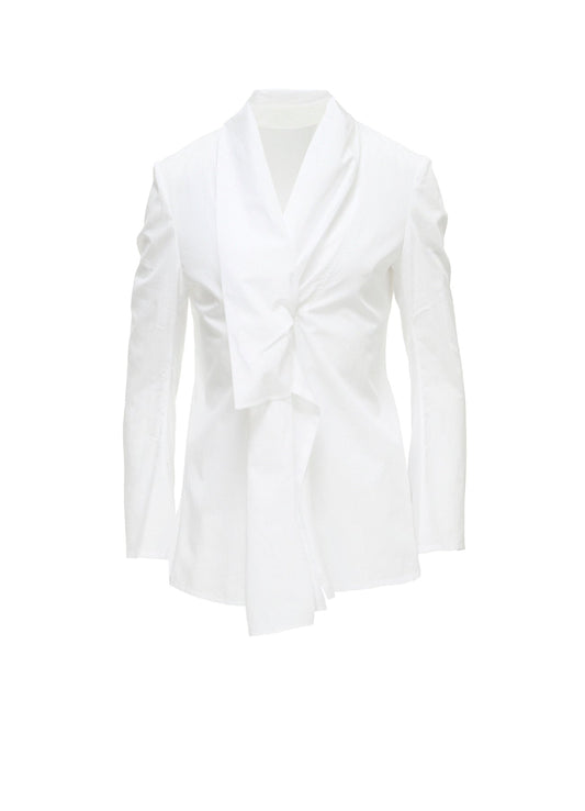 BROAD STOLE DETAIL BLOUSE