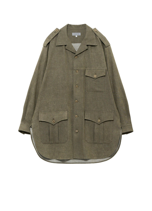 8OZ CHEMICAL BREACH SHOULDER EPAULET WORK BLOUSE