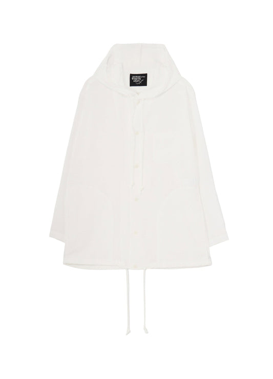 TA TUXEDO/WHITE FOODED BLOUSE