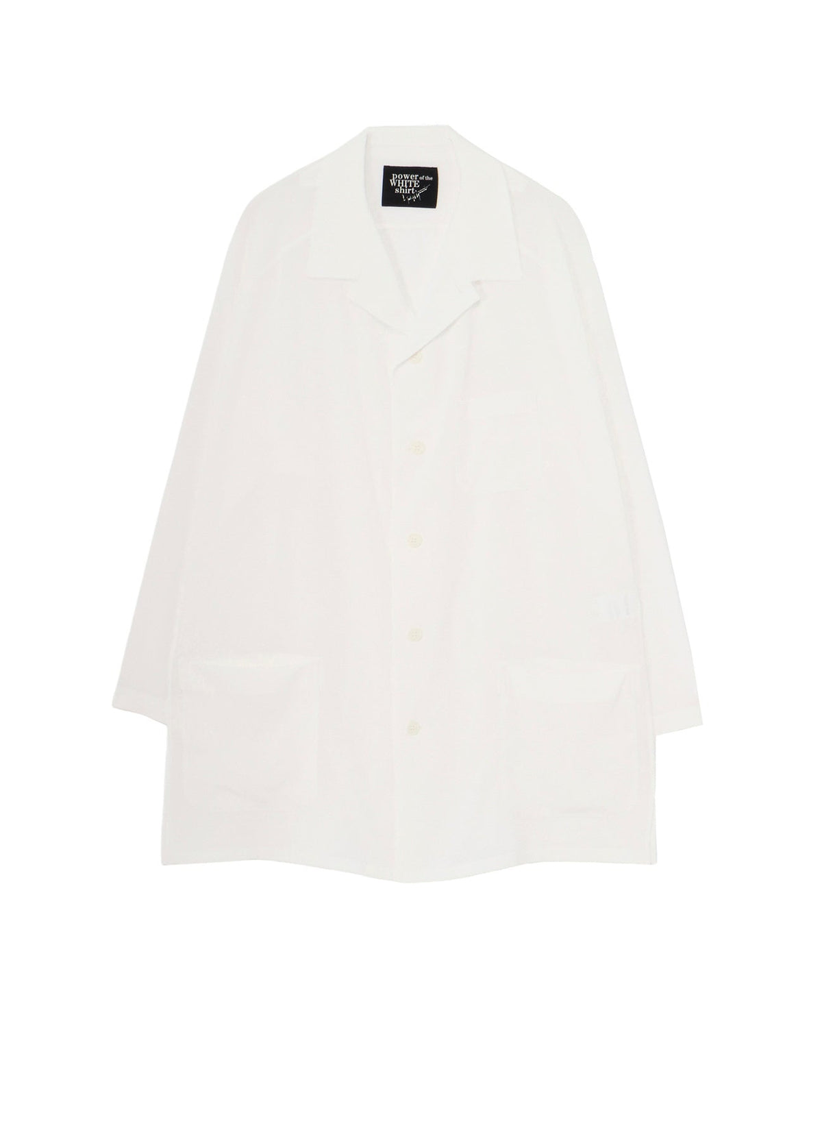 TA TUXEDO/WHITE OPEN COLLAR BLOUSE