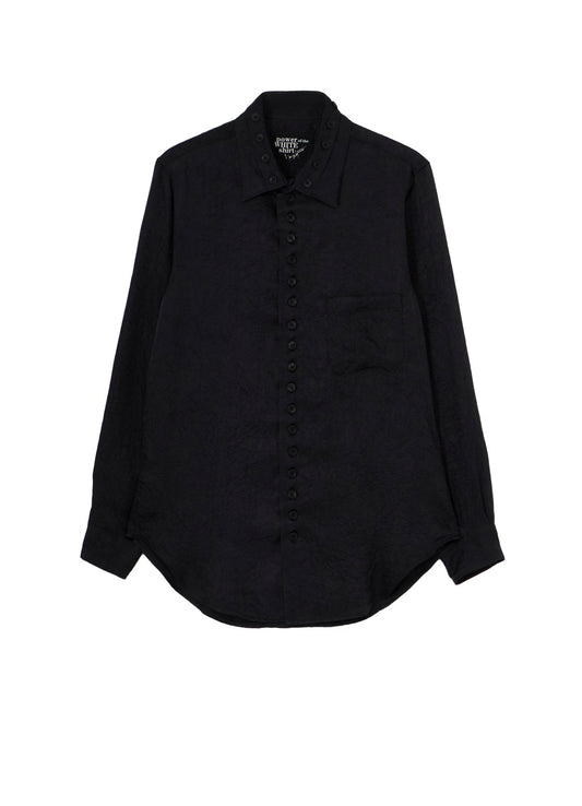 TRIACETATE  TWILL DOUBLE COLLAR BLOUSE