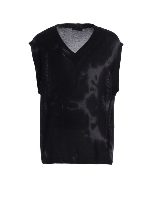 CHUSEN-DYED COMPACT TWIST VEST
