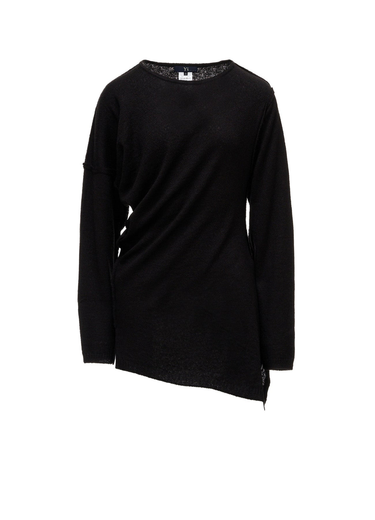 12G JERSEY TWISTED KNIT PULLOVER