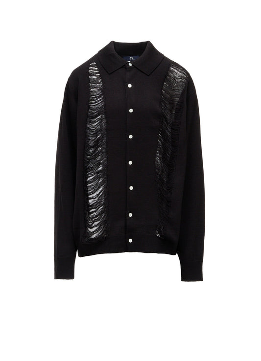 12G JERSEY DAMAGED CARDIGAN